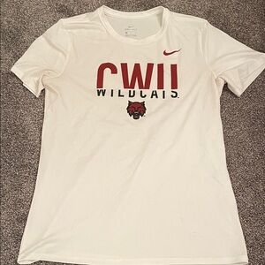 Nike White CWU Wildcats Tee